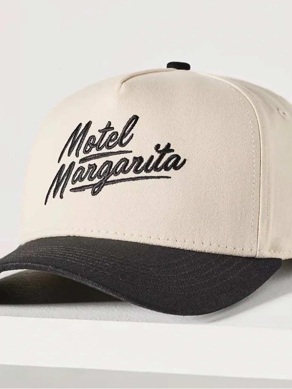 Anthropologie Motel Margarita Logo Baseball Hat. NWT. Black